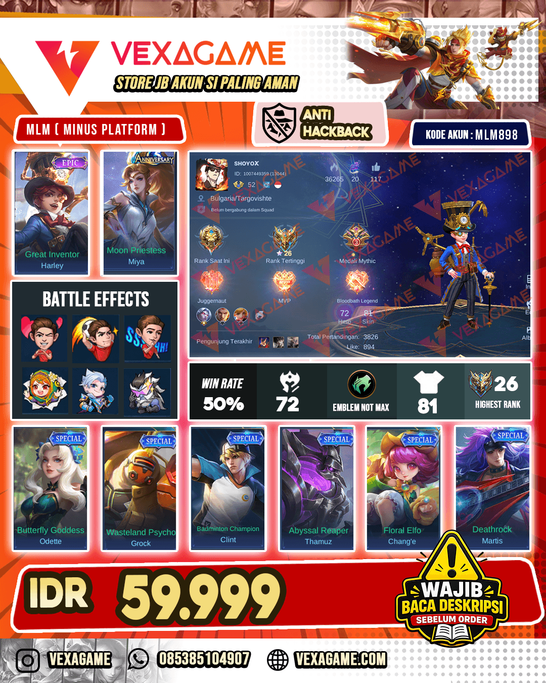 Haarley Epic | Miya Anniversary