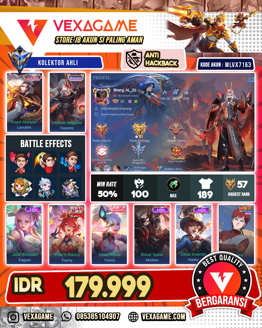 Lancelot Luckybox X Faramis Myth