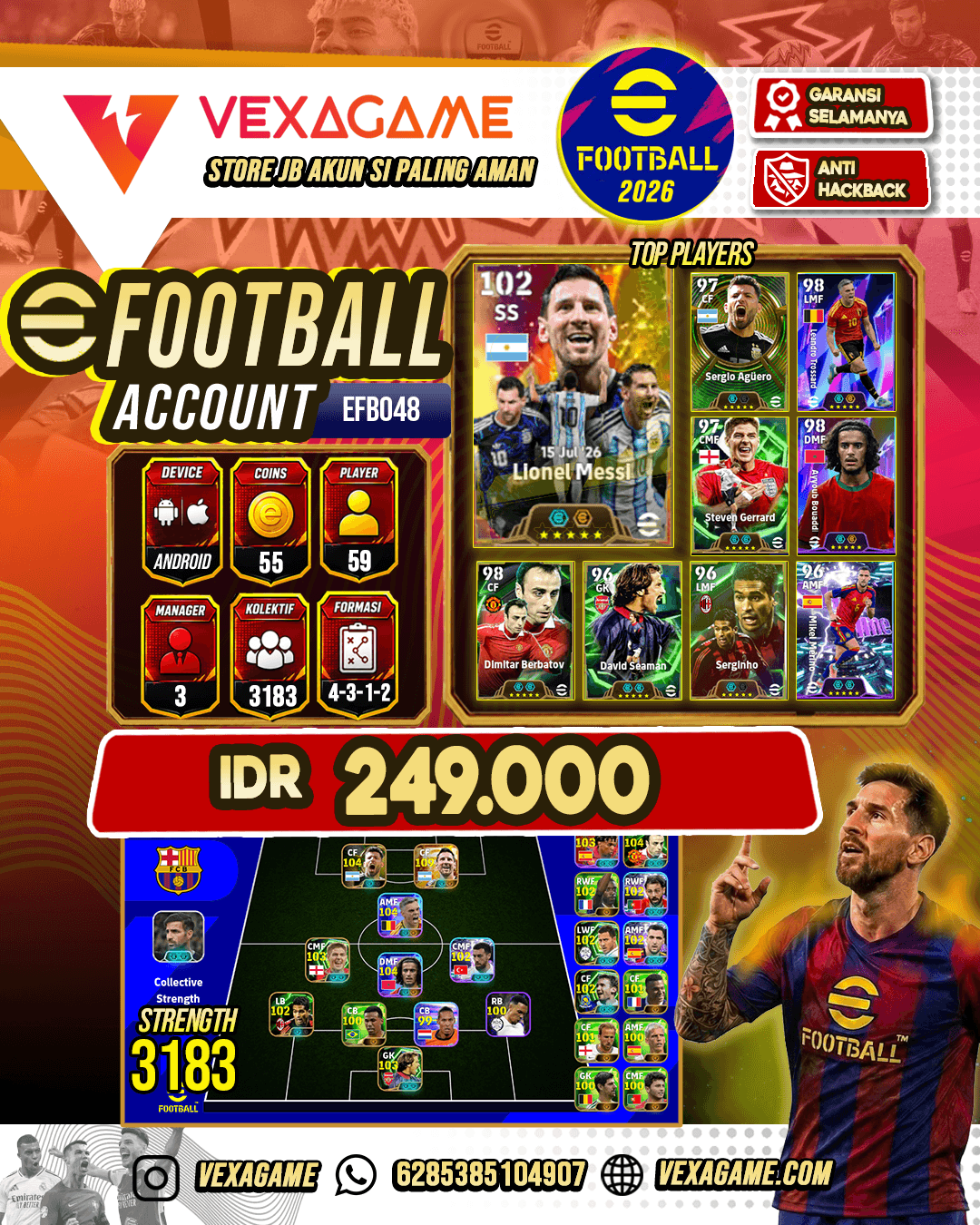 (Reg indo GP) Messi - Bigtime | Aguero - Bigtime | Trosard - Showtime | Bouaddi - Showtime | Gerard - Epic