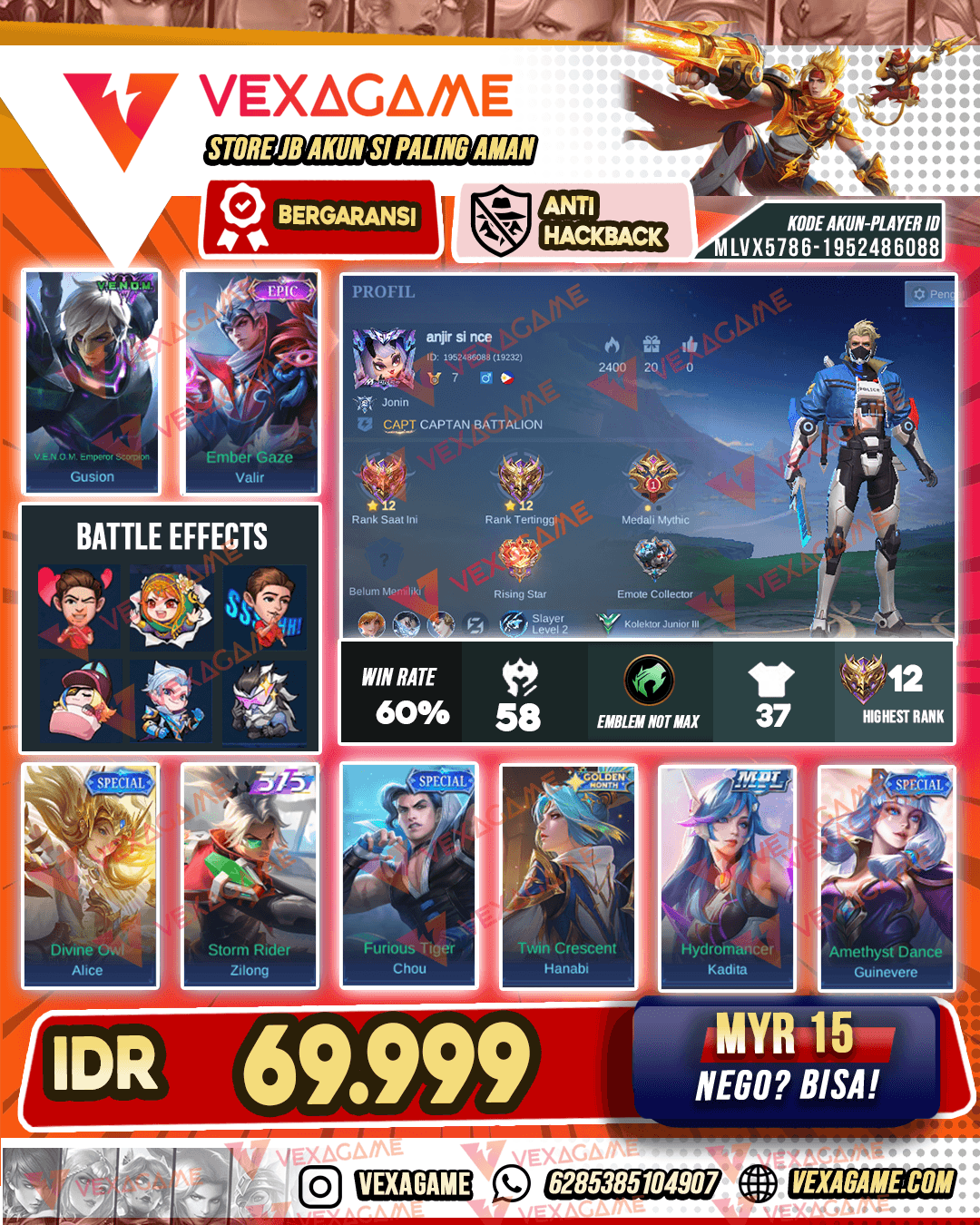 Akun Murah Harga Pelajar