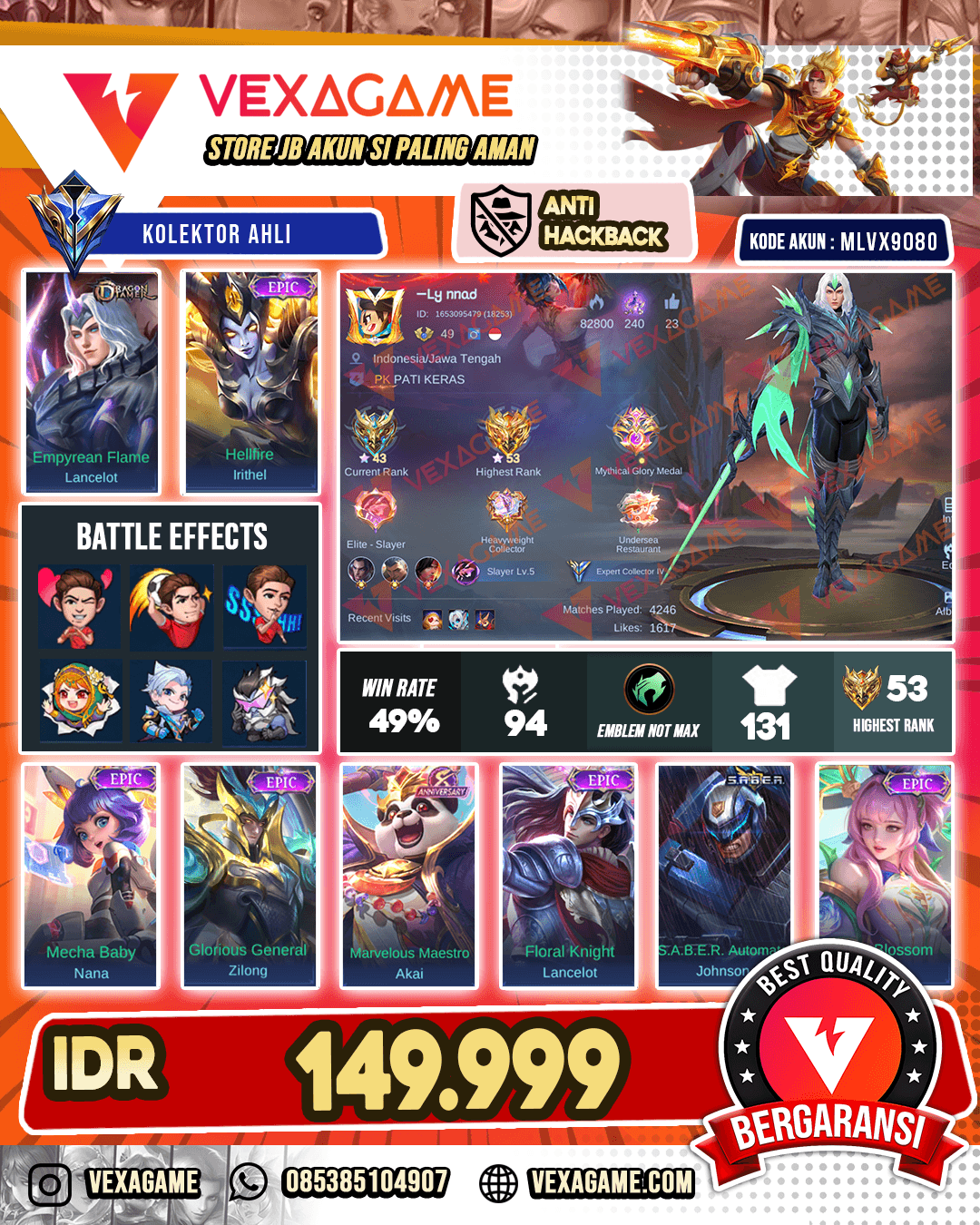 Lancelot Dragon Tamer X Irithel Epic