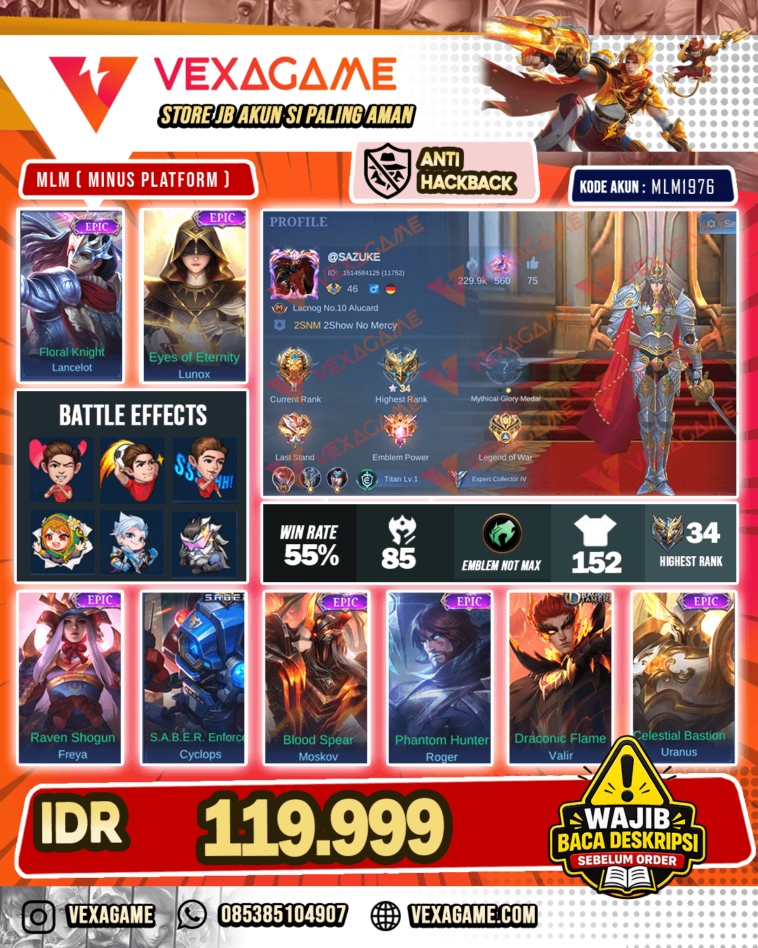 Lancelot Epic | Lunox Epic
