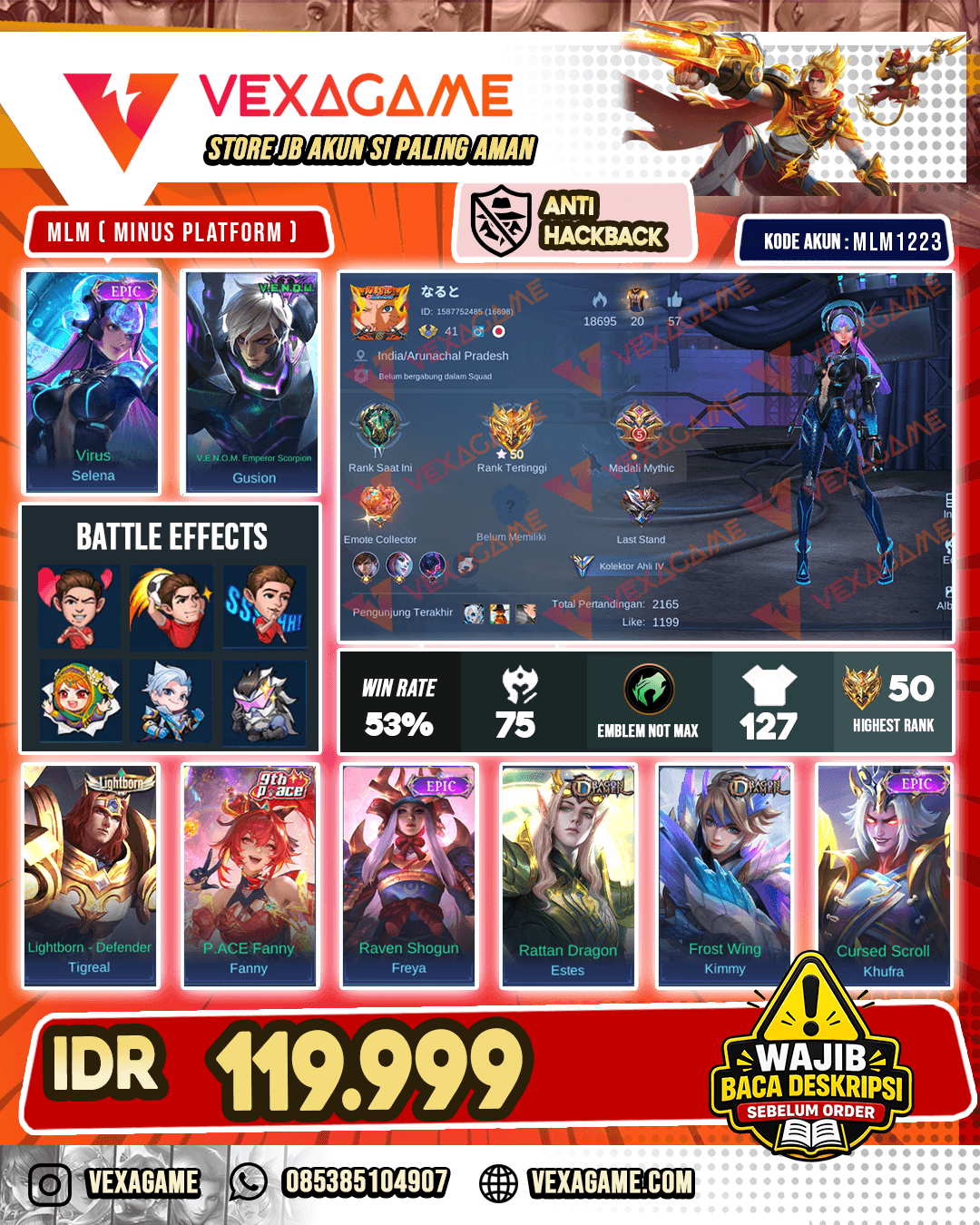 Selena Epic | Gusion Venom