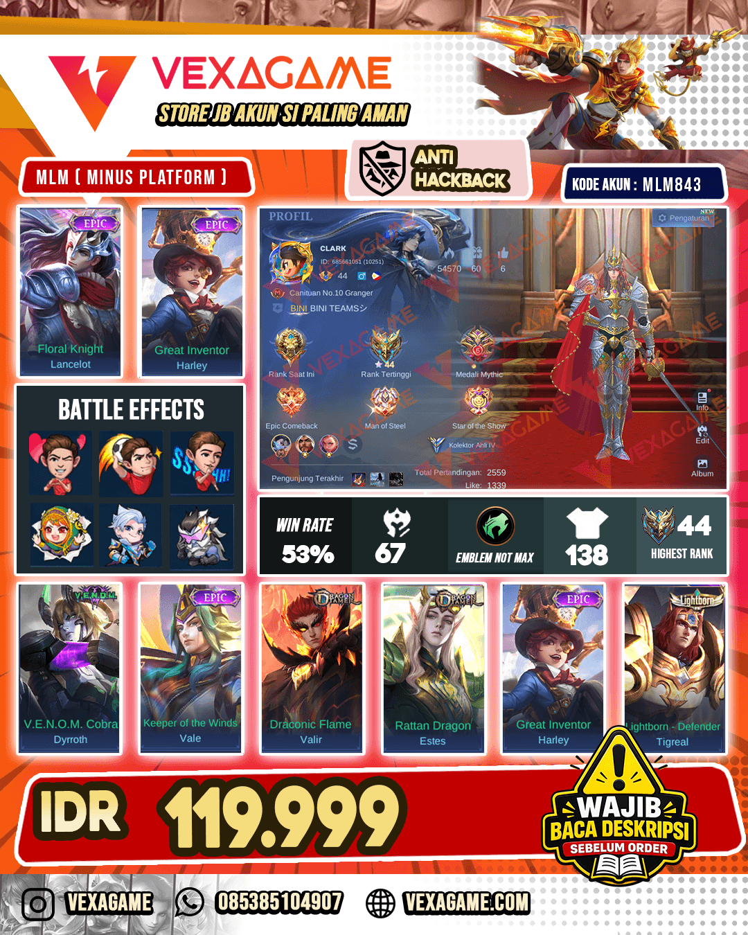 Lancelot Epic | Harley Epic