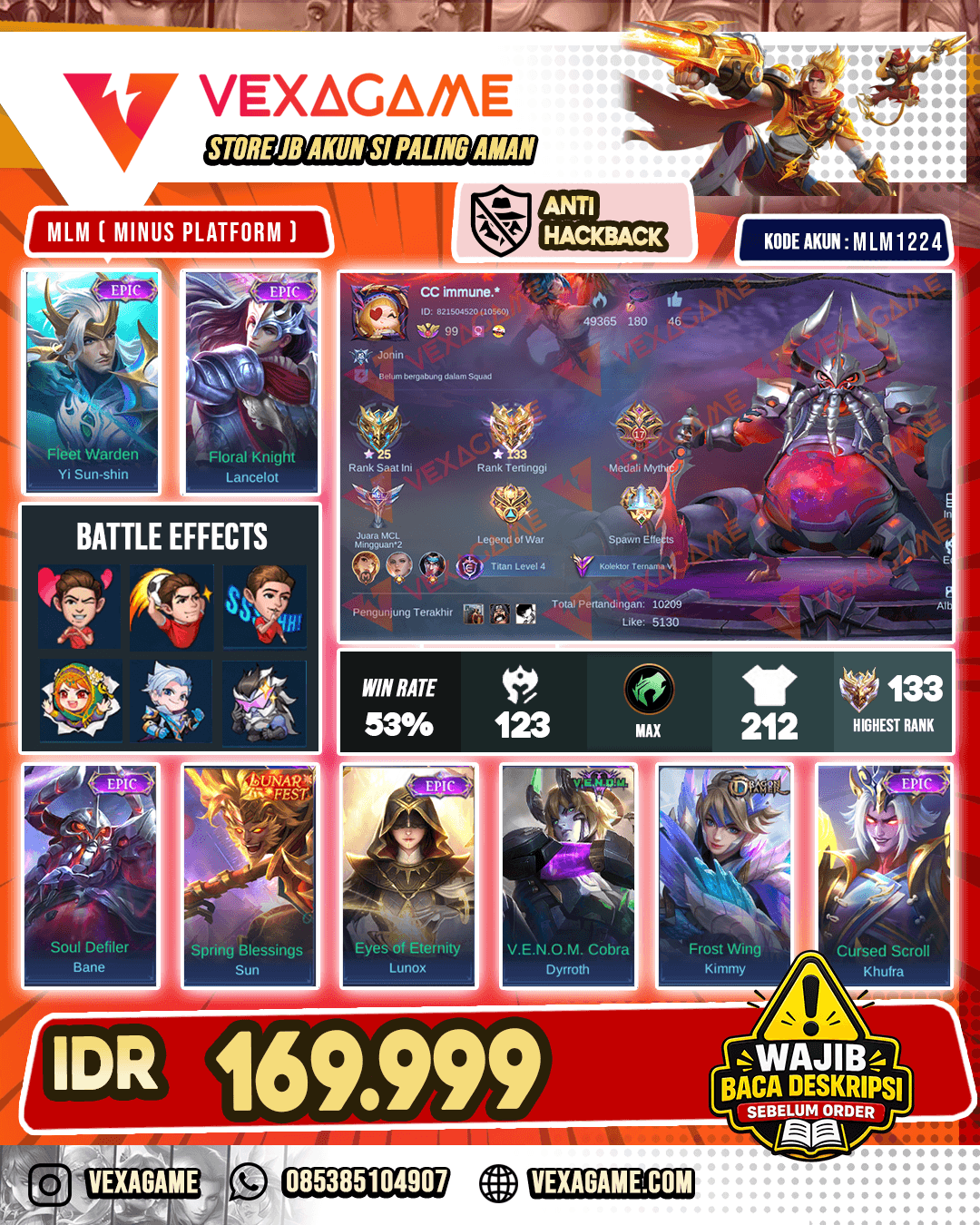 YSS Epic | Lance Epic | EX IMMORTAL