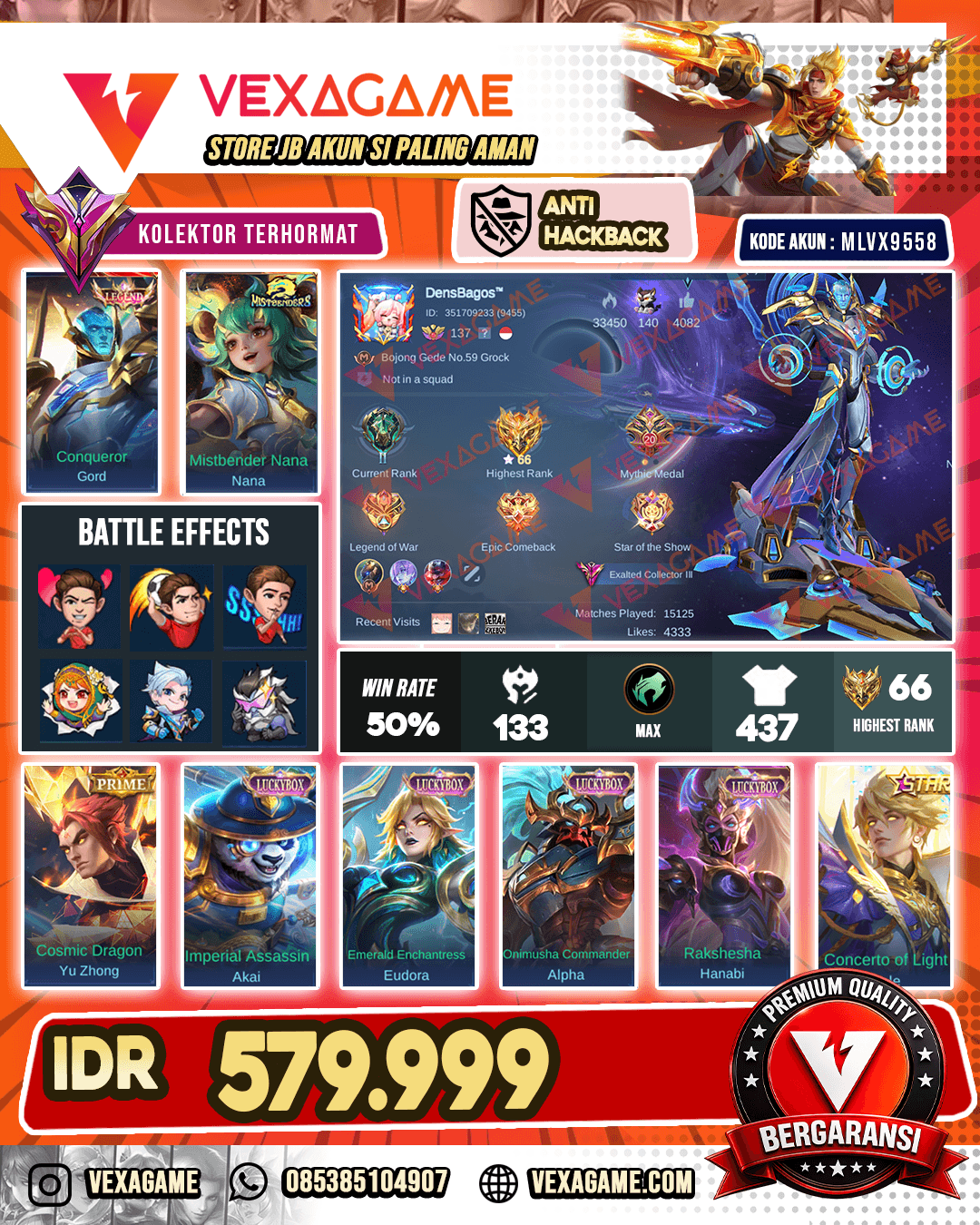 Gord Legend | Nana Mistbender | 4 Luckybox | 3 Annual Star