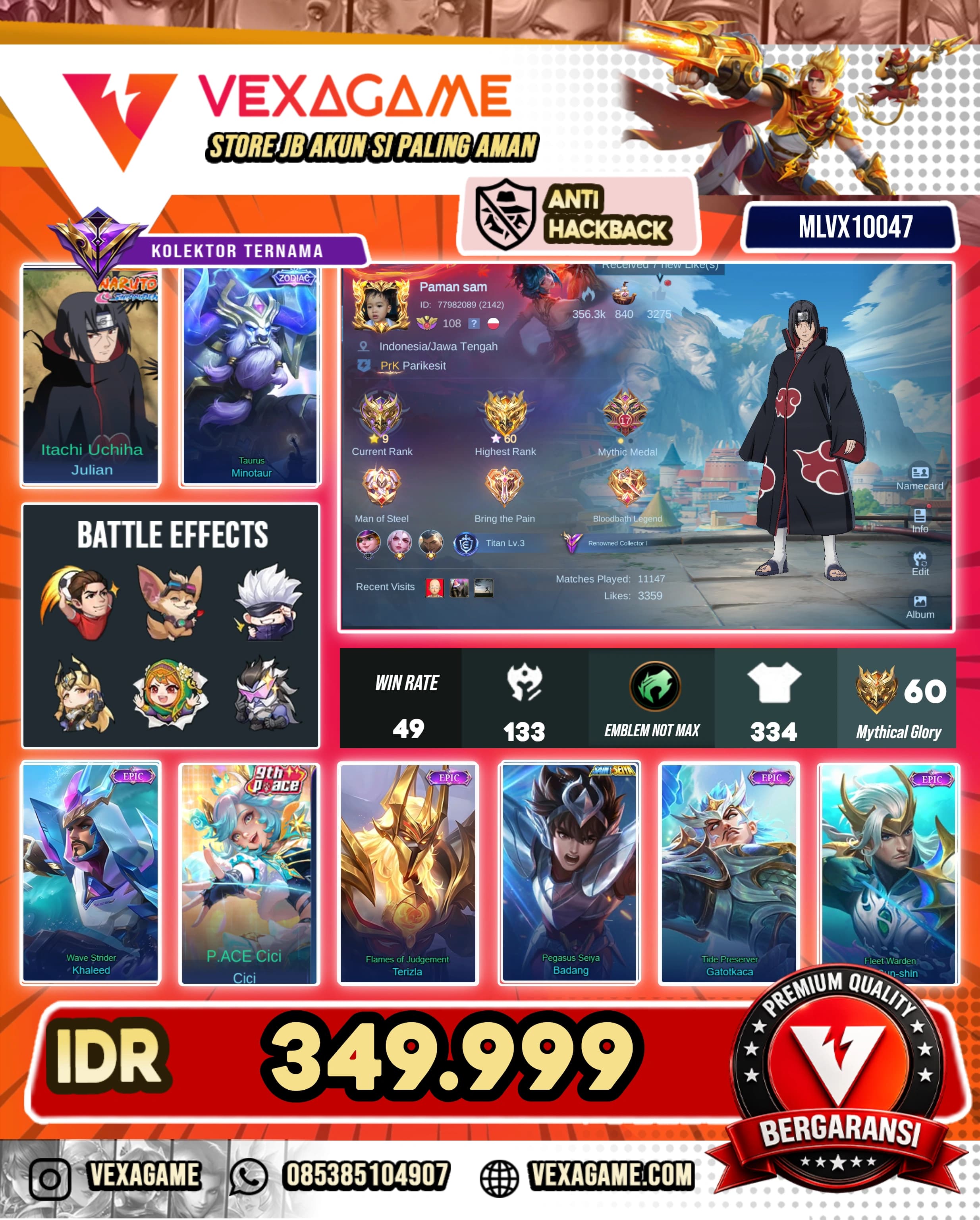 Julian Itachi | Recall TLPH