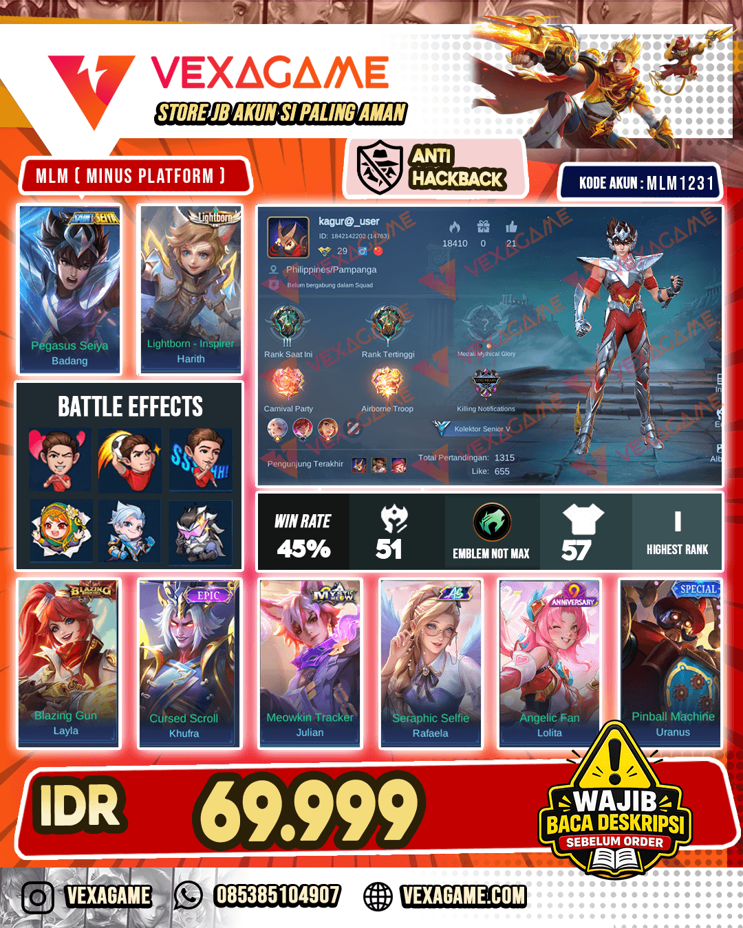 Badang Saint Seiya | Harith Lightborn