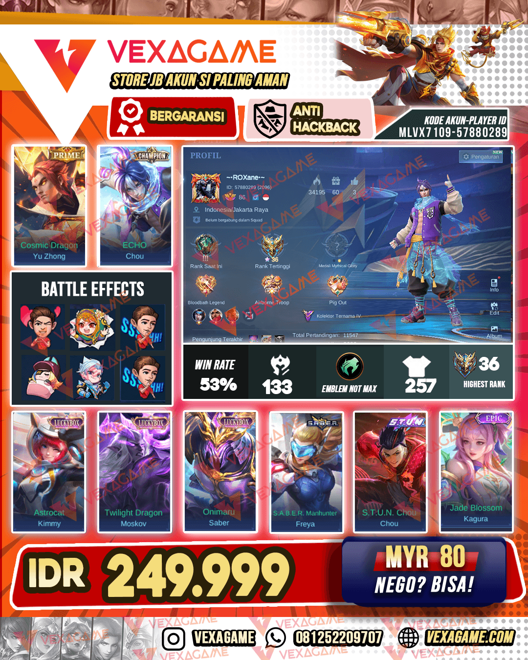 Chou Champions | Yu Zhong Prime | 3 Prime