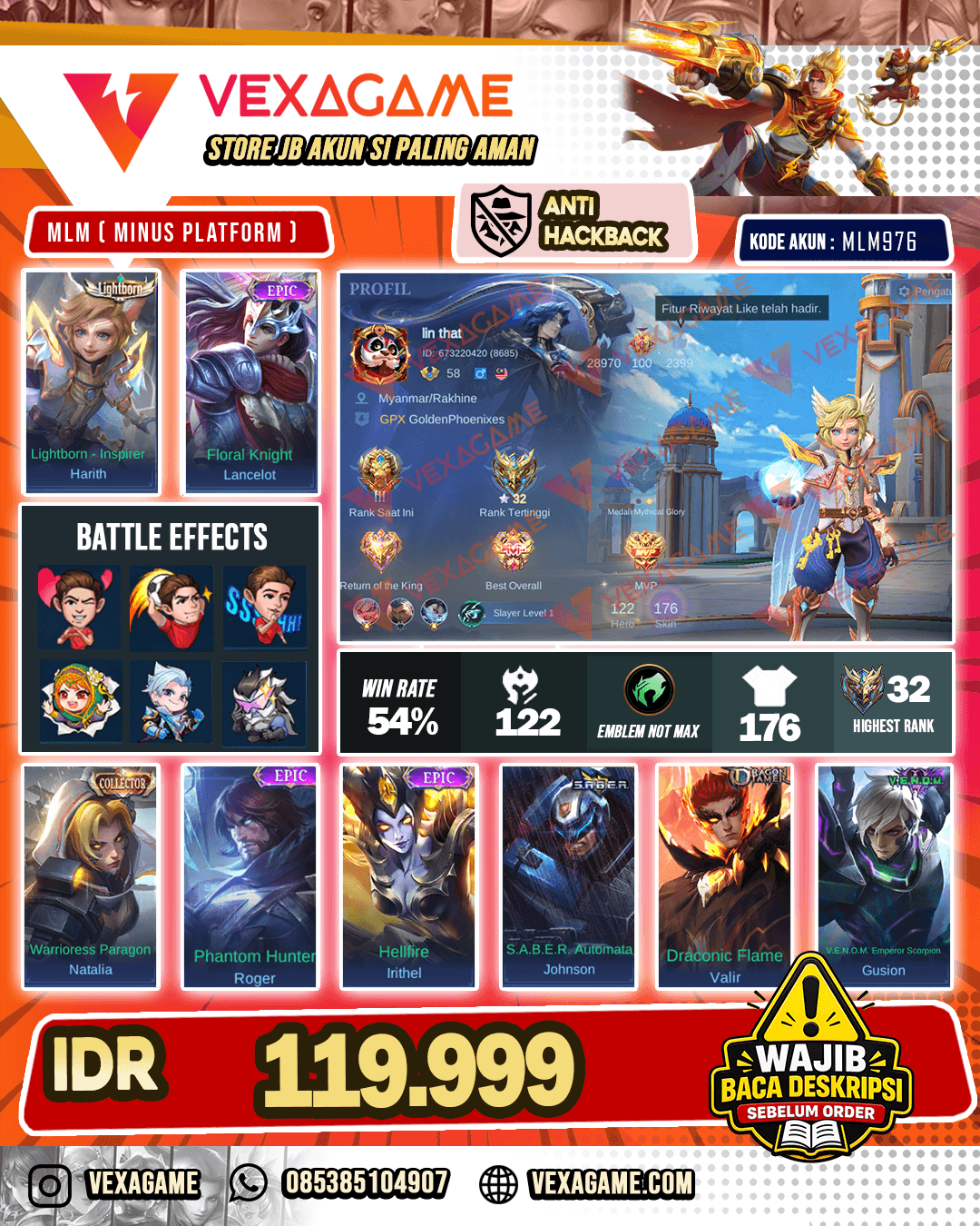 Harith Lightborn | Lancelot Epic