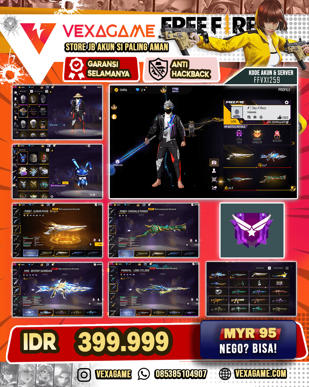 SG 2 Rasa | 1 Evo Max | Vault 50 ++ | Jiraya Bundle