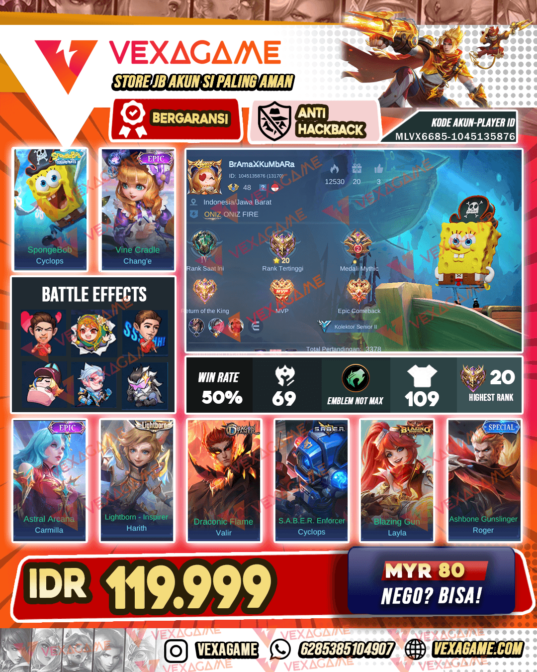 AKUN MURAH