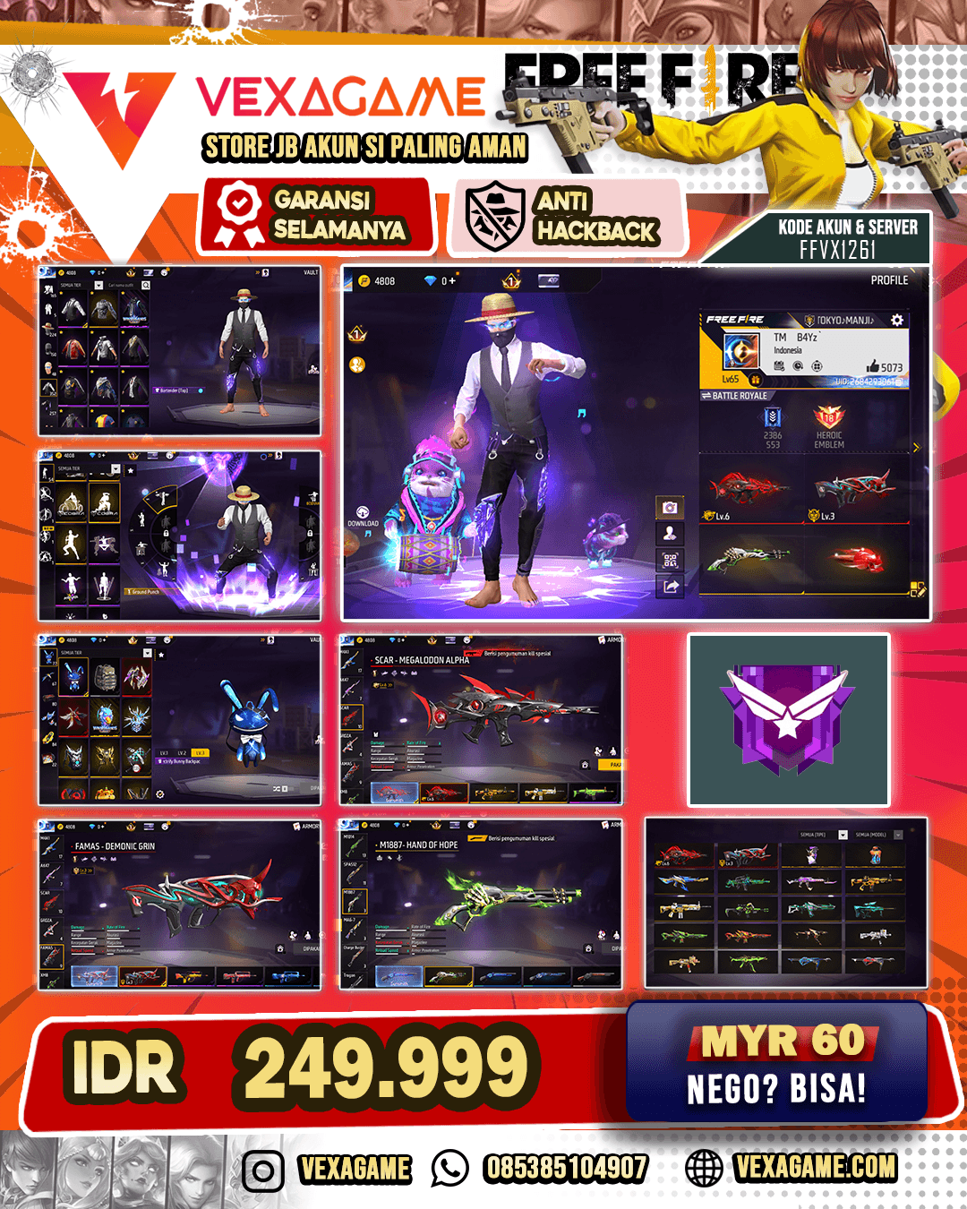 SG LUMUT | 2 EVO 1 OTW MAX | VAULT 350++