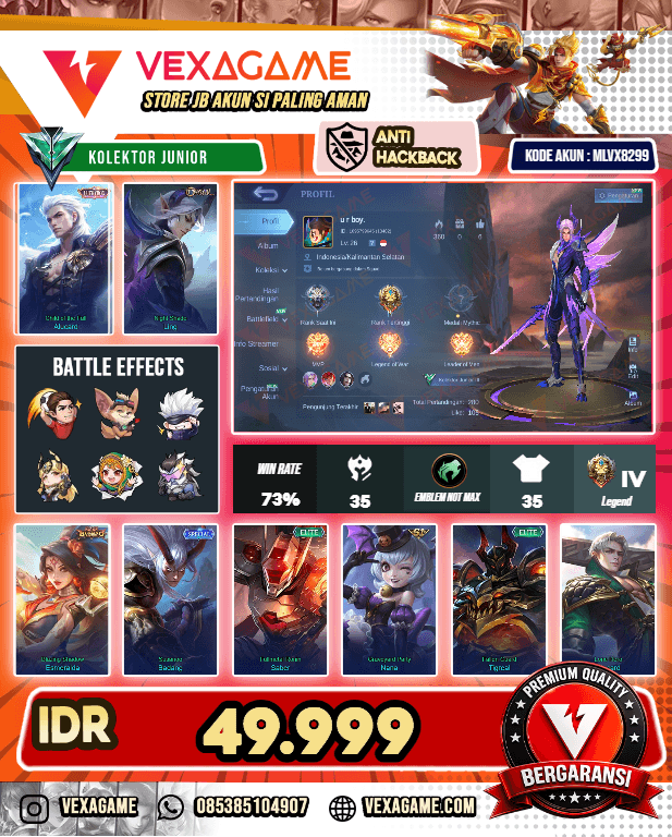 Akun Murah Harga Pelajar | Alucard Luckybox