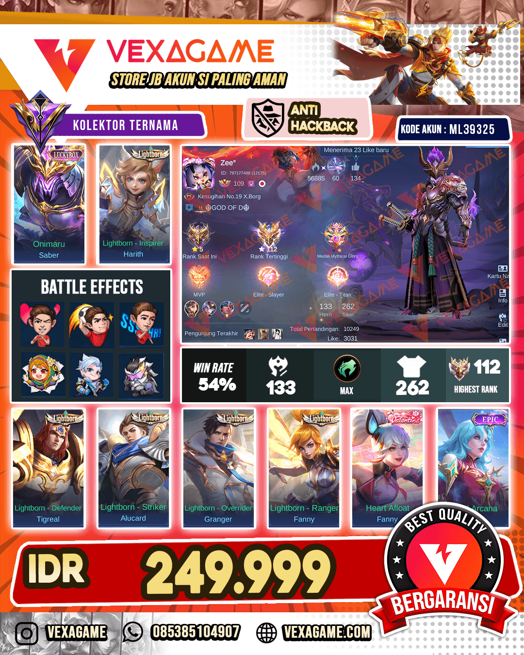Saber Luckybox | 5 Lightborn Ex Immo
