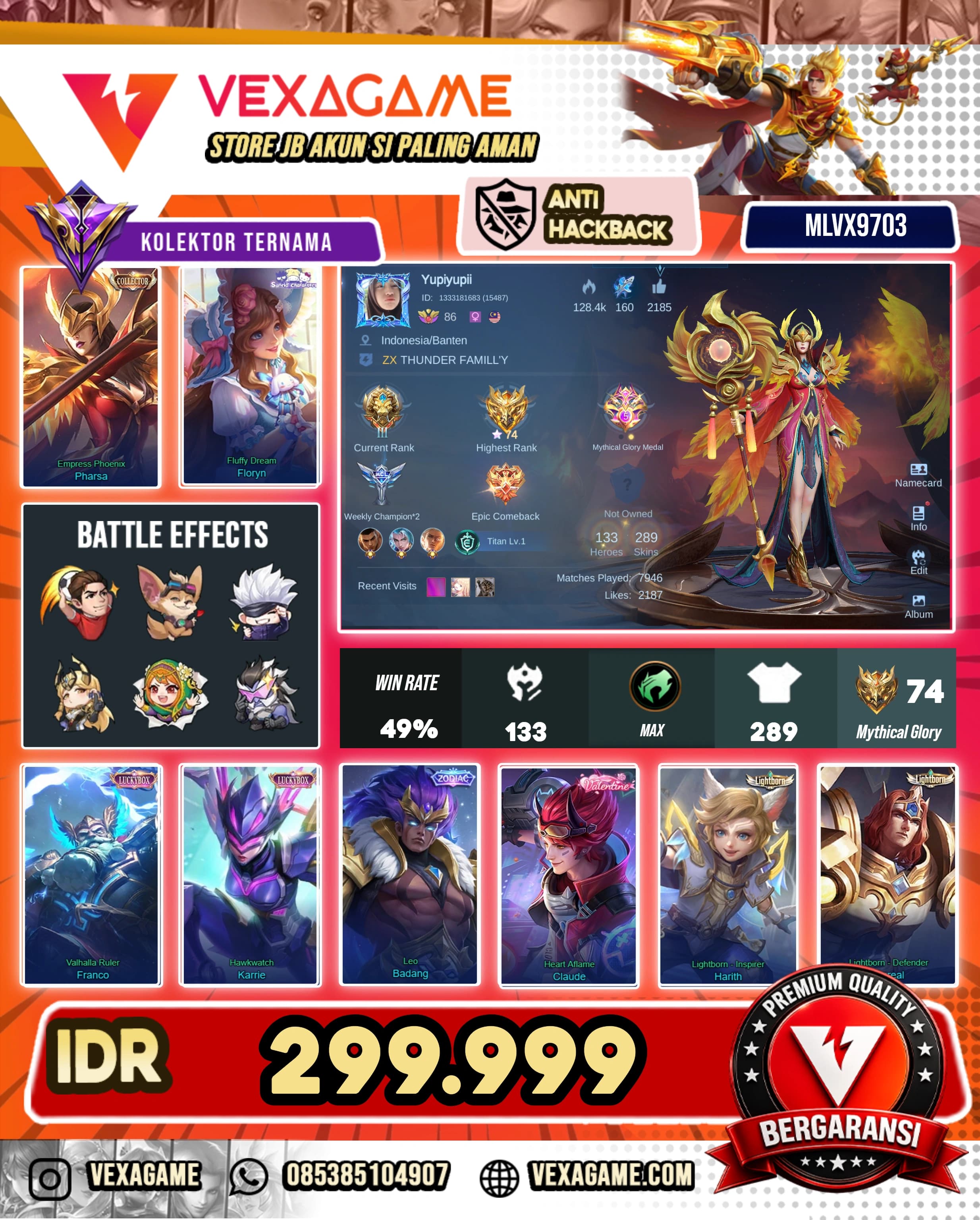 Pharsa Collector | 2 Luckybox