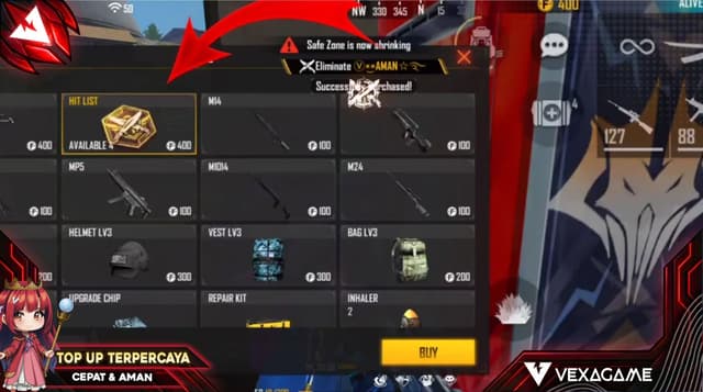 Cara Menggunakan Fitur Hit List Free Fire: Strategi Melacak Musuh tanpa Terjebak Counter-Trap