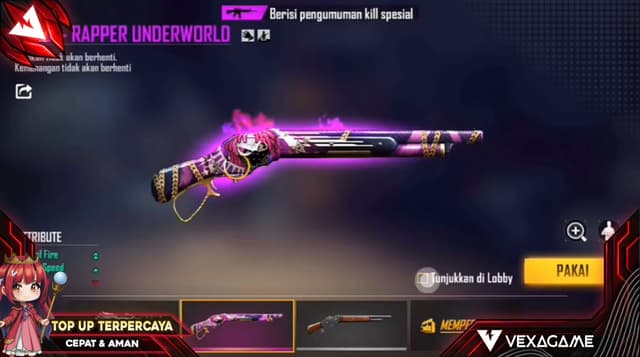 SG Reaper FF, Tips Trik Cara Menggunakannya Biar Booyah!