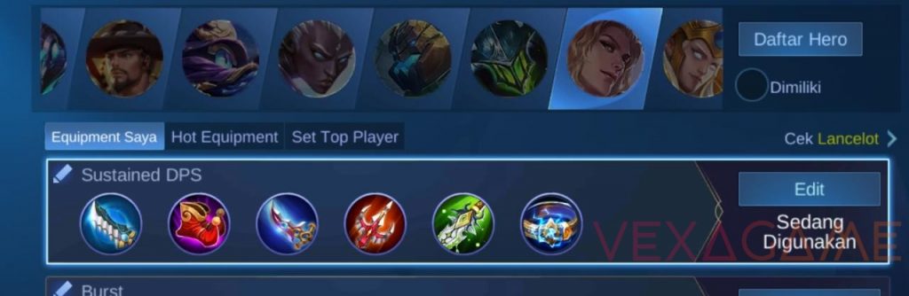 Build Lancelot Paling GG