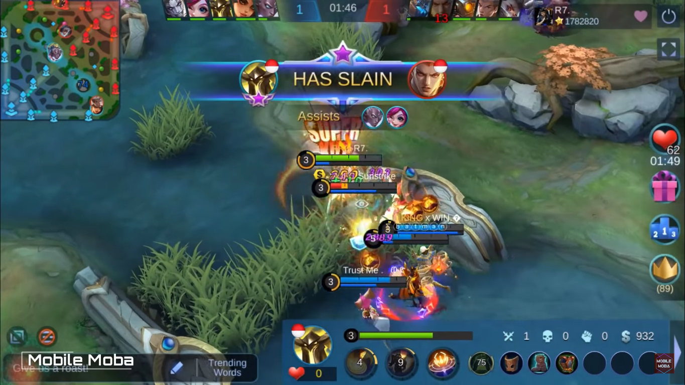 Build Uranus Mobile Legends