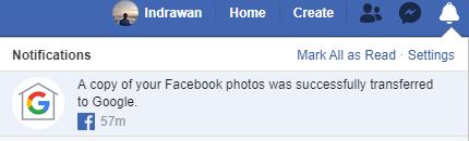 Transfer Foto Facebook ke Google Photo