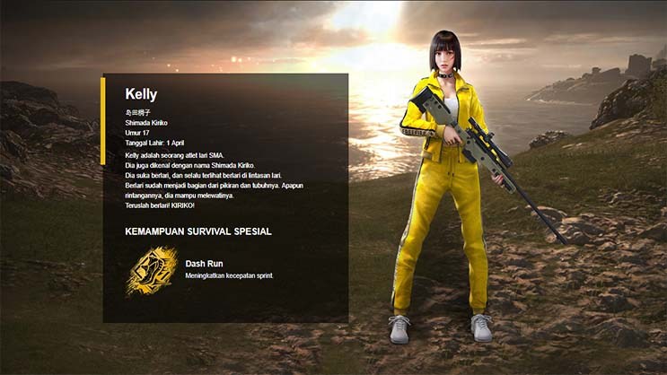 10 Karakter Free Fire Terbaik