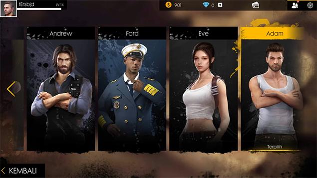 10 Karakter Free Fire Terbaik