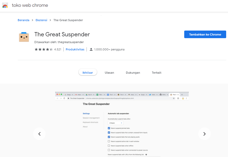 cara meringankan chrome