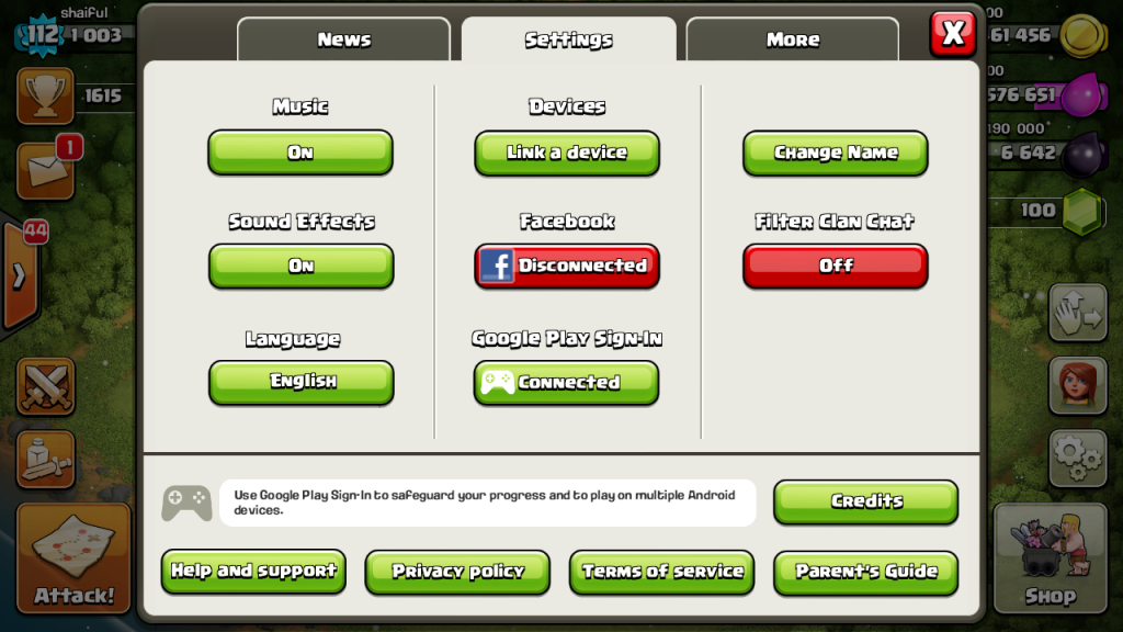 Cara Menambah Akun Baru COC