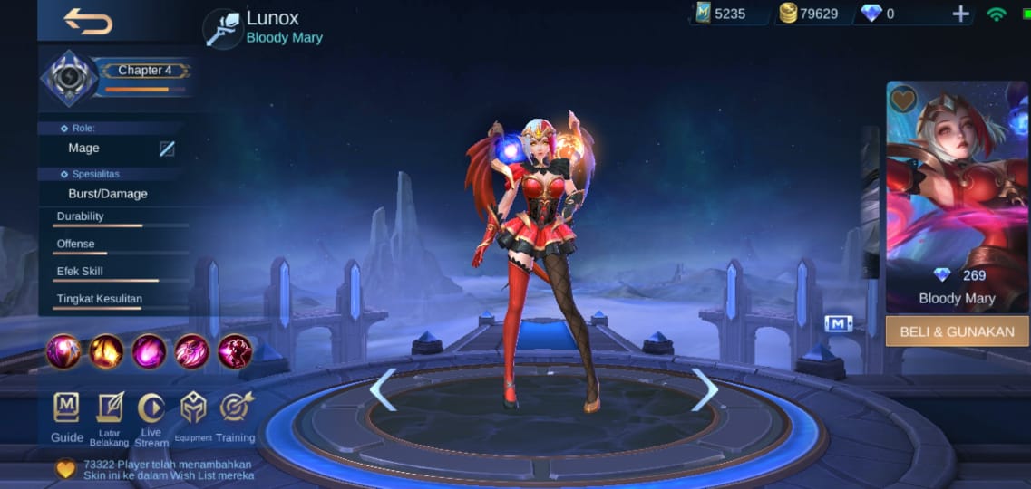 Skin Standar Mobile Legends