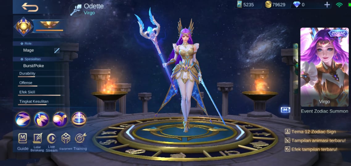 Skin Zodiac Mobile Legends