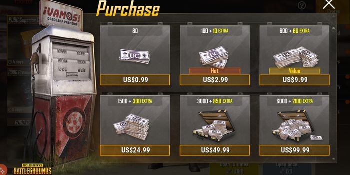 cara top up UC
