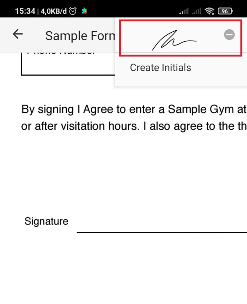 adobe fill and sign
