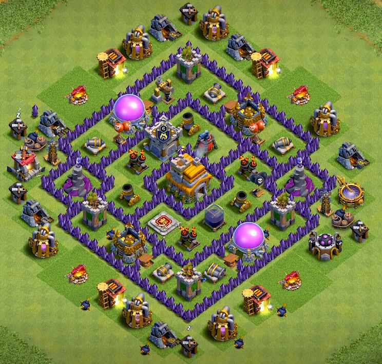 salah satu base terbaik dalam base th 7 coc
