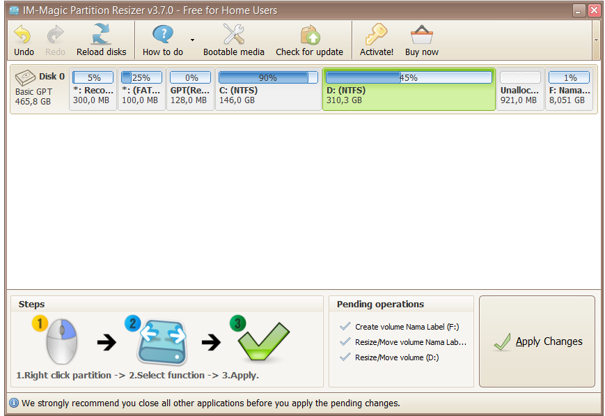 partition magic