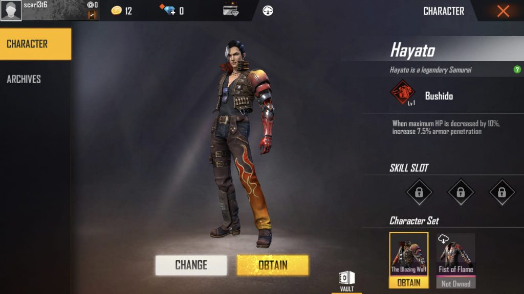 Karakter Free Fire