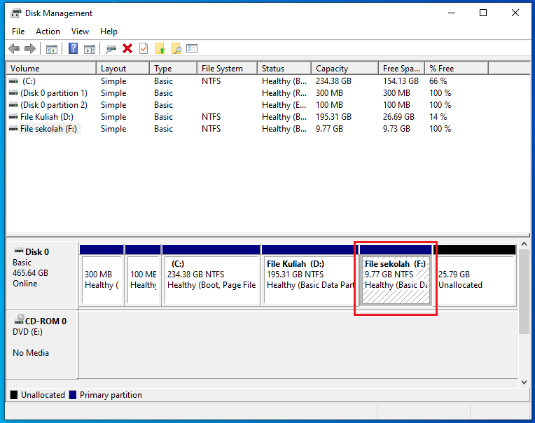 disk management