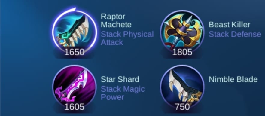 Kenalan dengan Item Mobile Legends, Jungling