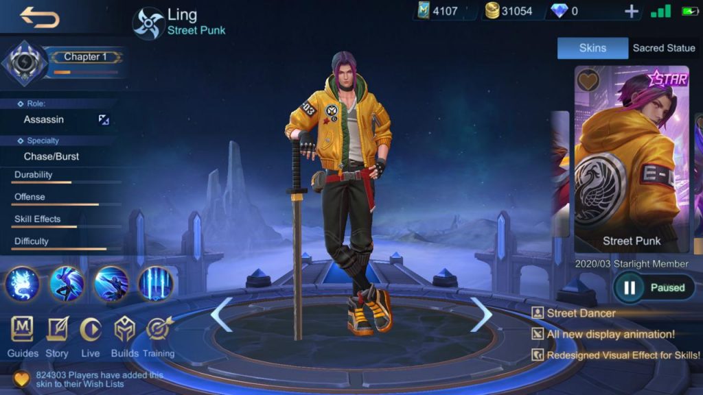 Skin Startlight Mobile Legends