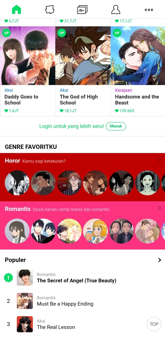 Line Webtoon