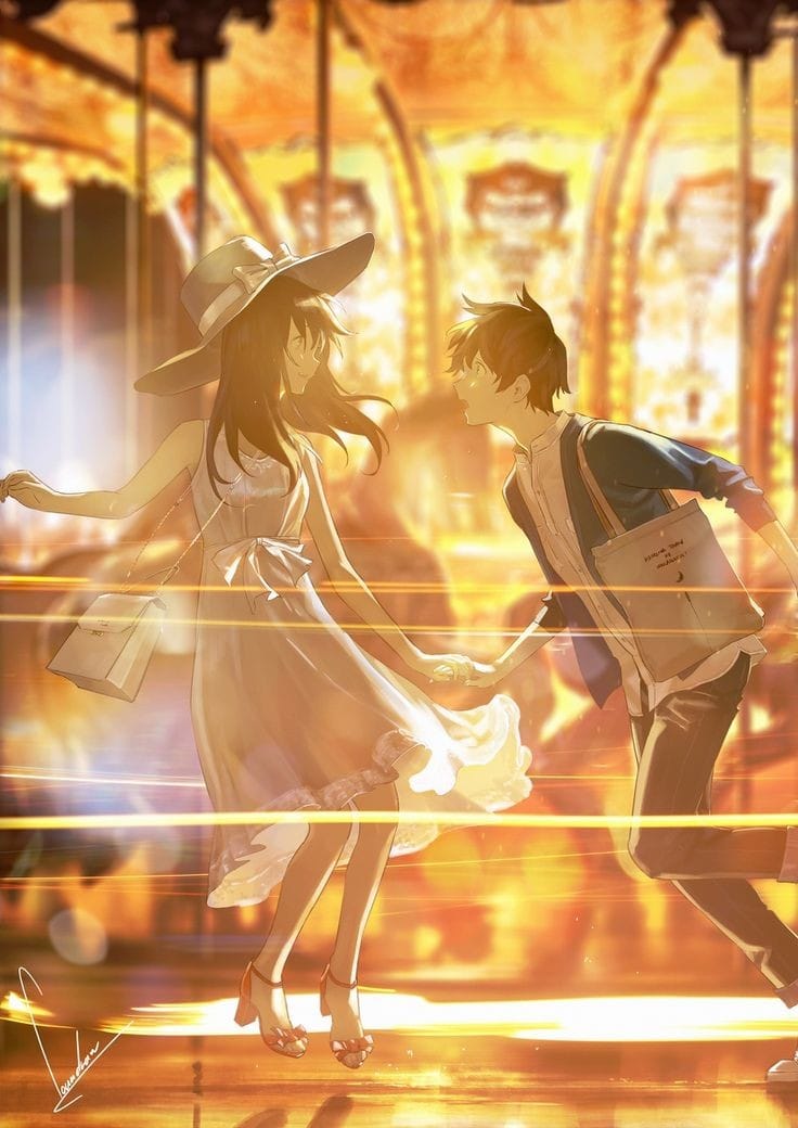 Wallpaper Anime Romantis