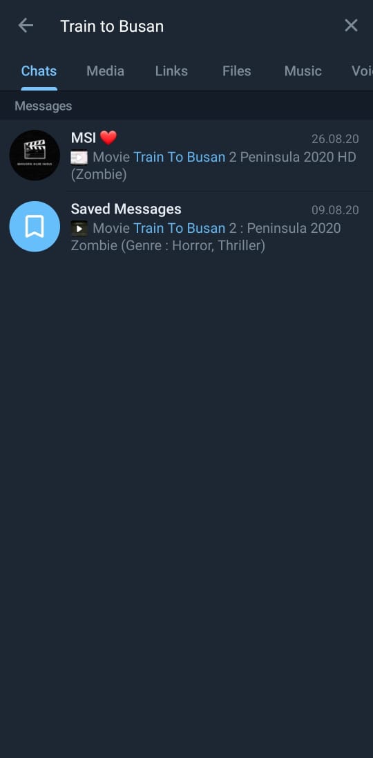 Cara Mencari Film di Telegram
