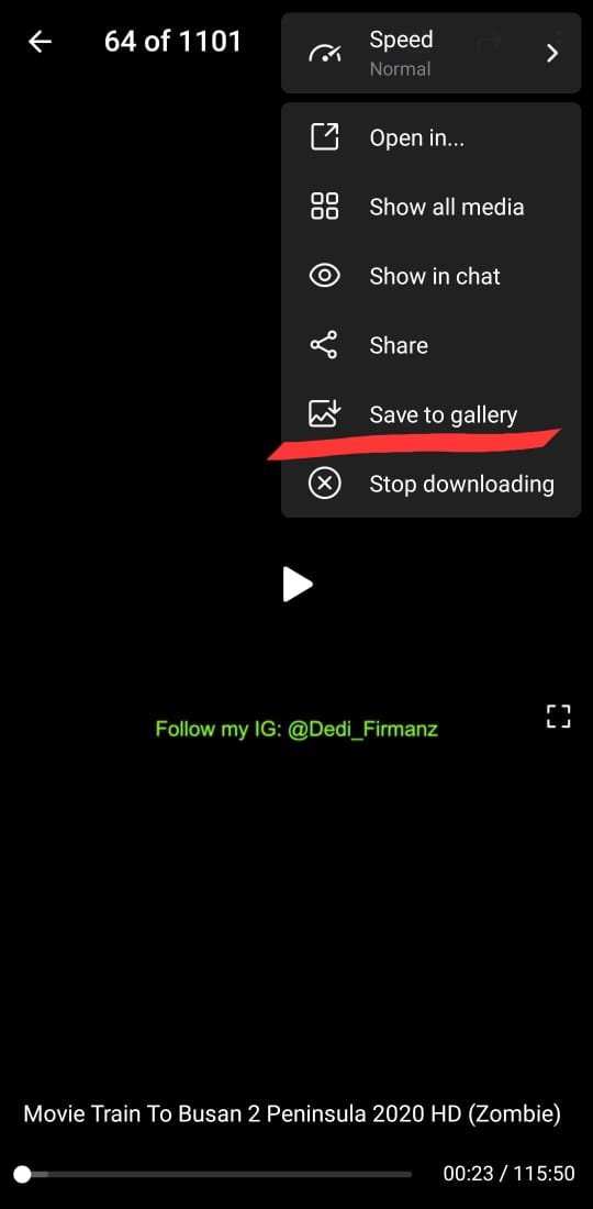 Cara Menyimpan Film dari Telegram ke Galeri
