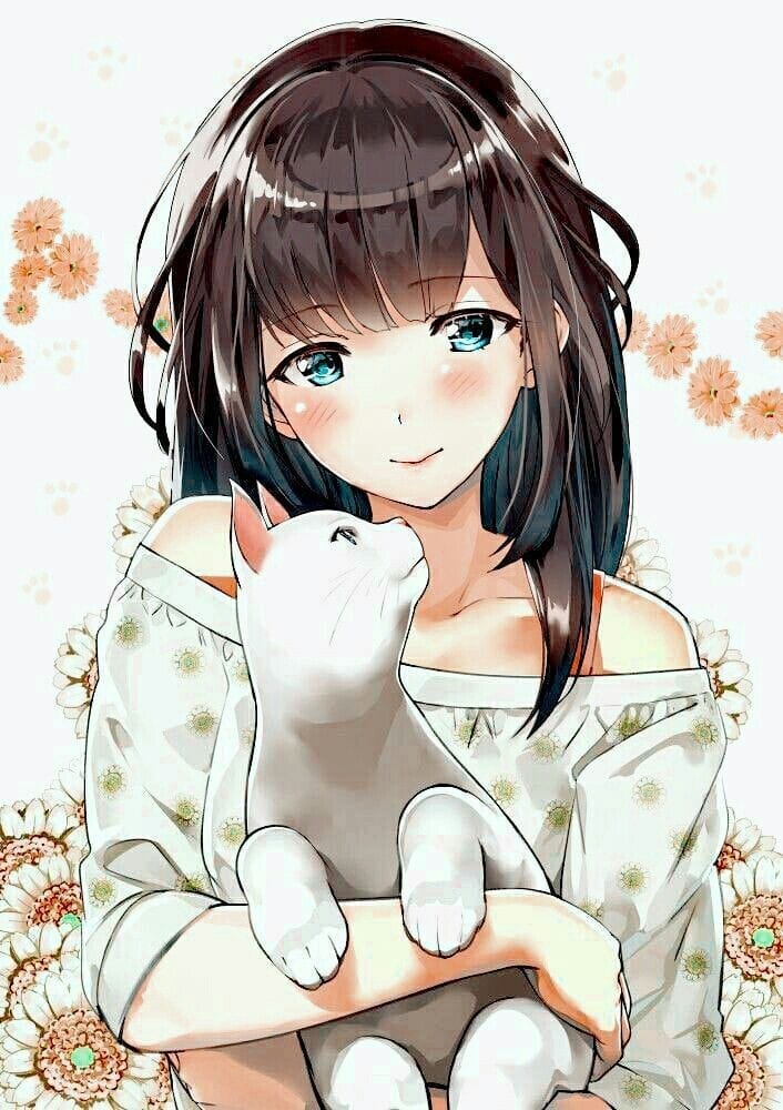 Cewek dan kucing