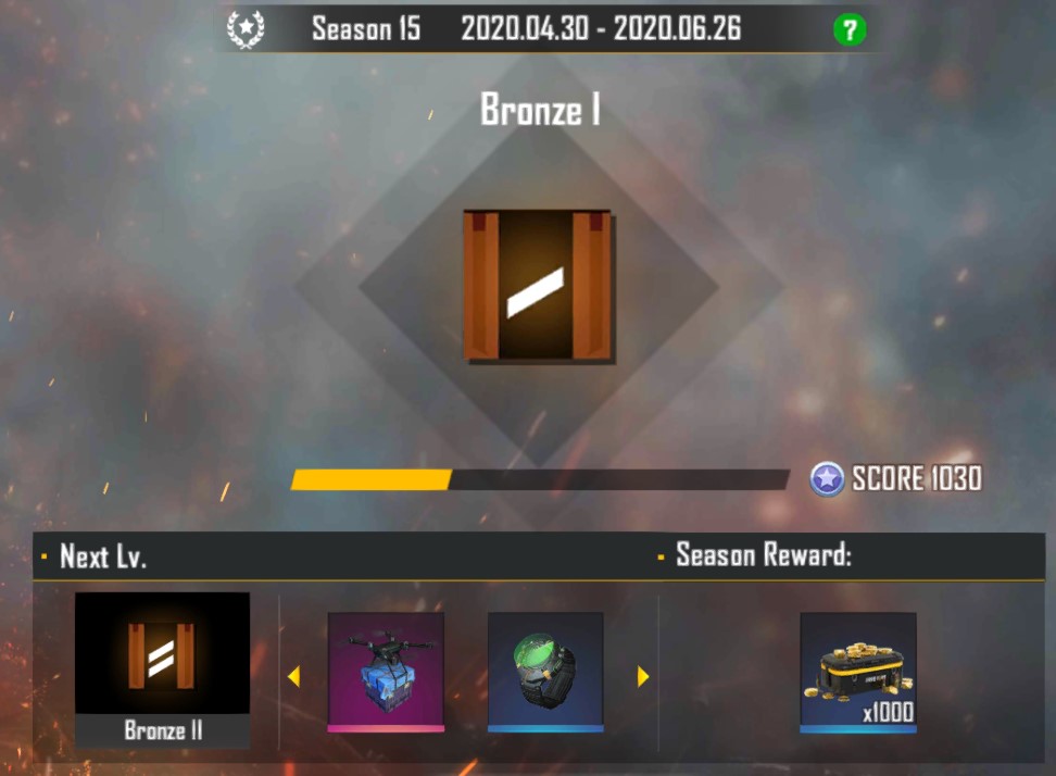 Pangkat Game Free Fire