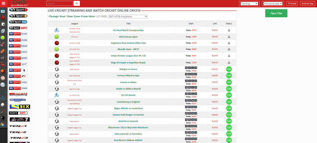Situs Streaming Bola CricHD