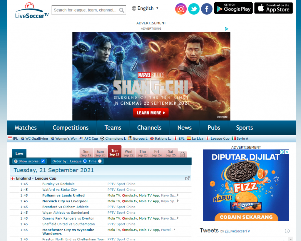 Situs Streaming Bola Live Soccer TV