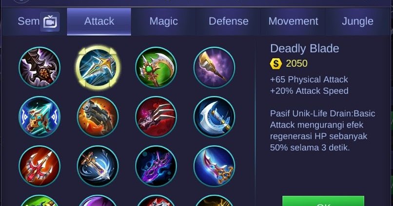 Deadly Blade Mobile Legends