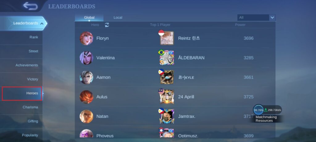 MMR Mobile Legends