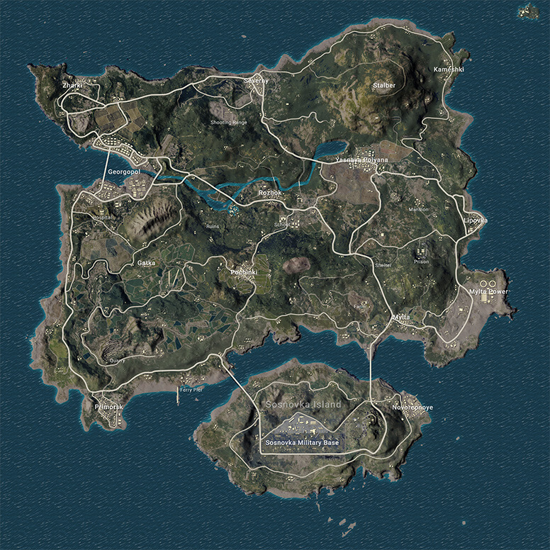 4 Map Populer di PUBG Dan Info Menarik